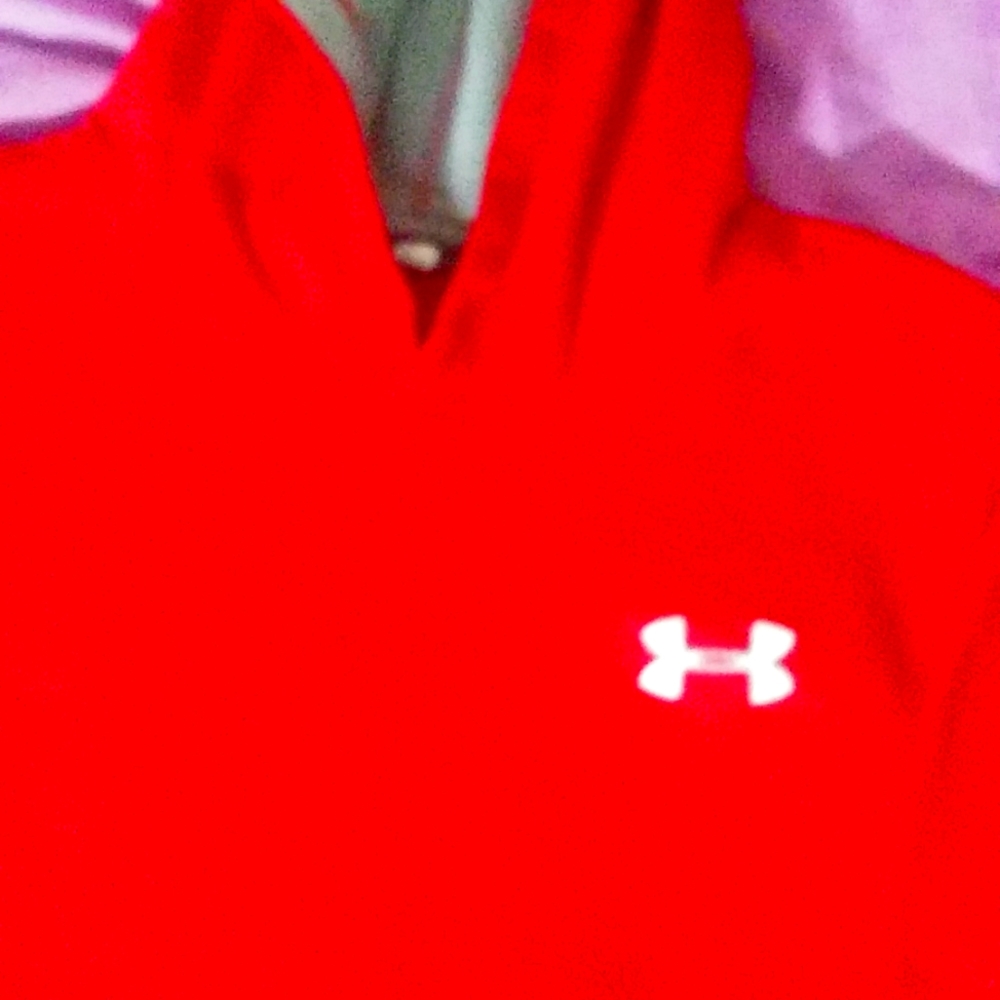 Under armor red hoodie